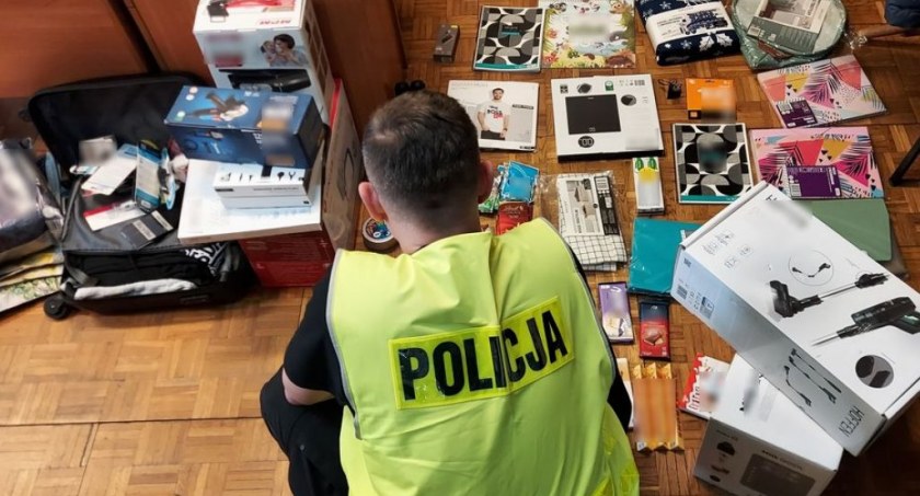 37-latek może trafić za kraty nawet na pięć lat. Wszystko przez to, że kradł w wieluńskich supermarketach. fot.: arch. KPP w Wieluniu