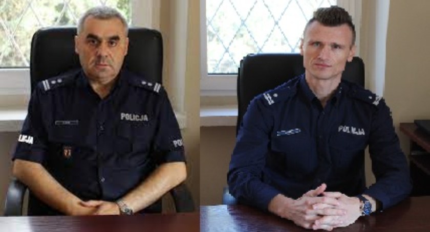 28 lutego, w auli PSP w Pajęcznie, odbyła się uroczystość pożegnania odchodzącego na emeryturę zastępcy Komendanta Powiatowego Policji w Pajęcznie, mł. insp Artura Wnuka oraz powitanie nowego zastępcy, podkom. Jarosława Słoka fot.: KPP Pajęczno 