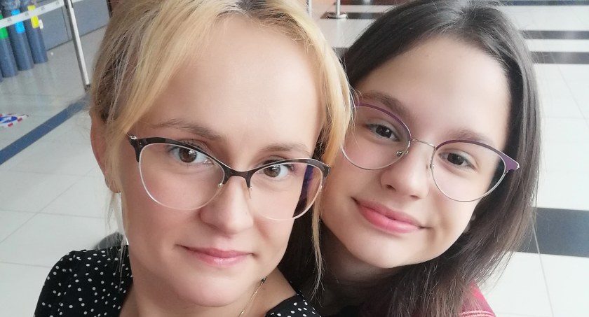 Marta Maciołek i jej uzdolniona muzycznie córka Magda fot.: archiwum rodzinne