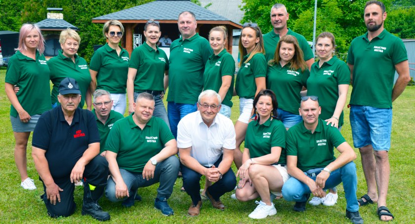 Zdjęcia gangu sołtysa w Wistce w gminie Strzelce Wielkie