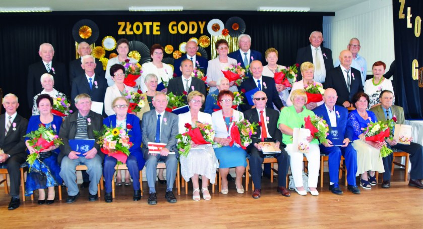 Uroczystość Złotych Godów była dla małżonków świetną okazją, by wspomnieć początki swojej wspólnej drogi fot.: Katarzyna Cieślik 