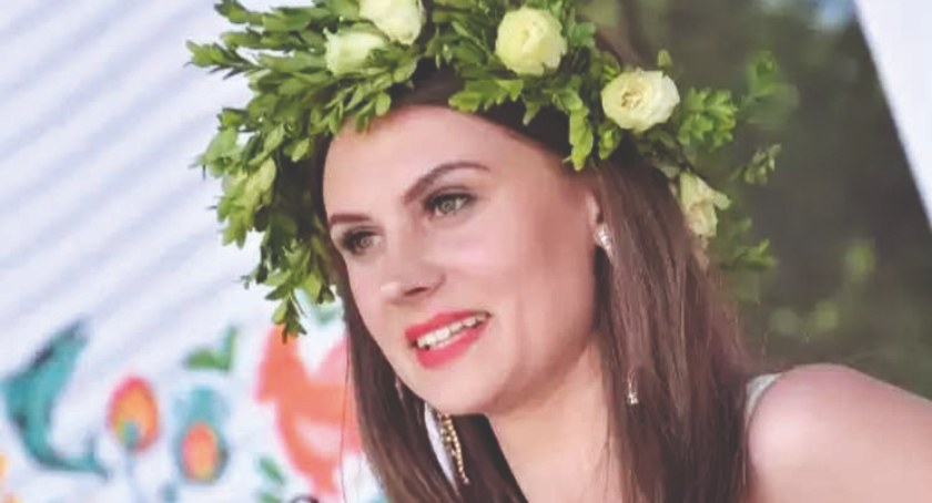 KGW Wielgie 12 czerwca w Uniejowie zaprezentowało się jako jedyne z powiatu wieluńskiego fot.: KGW Wielgie