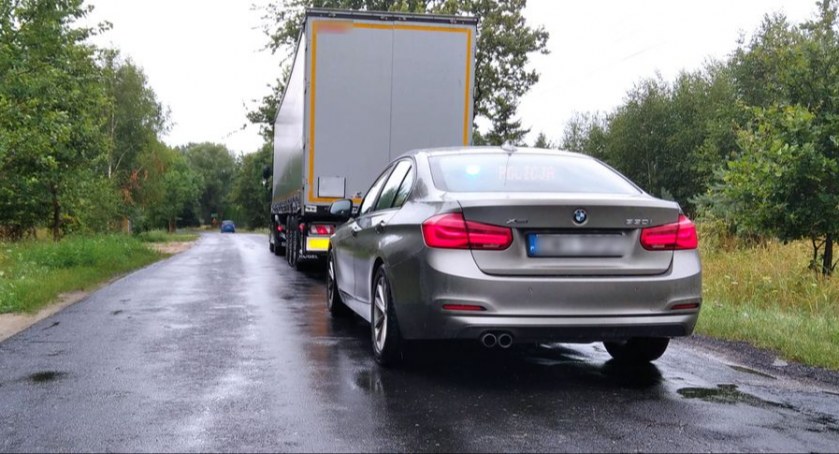Zdjęcie z kontroli jednego z pojazdów / Fot. KPP w Wieluniu 