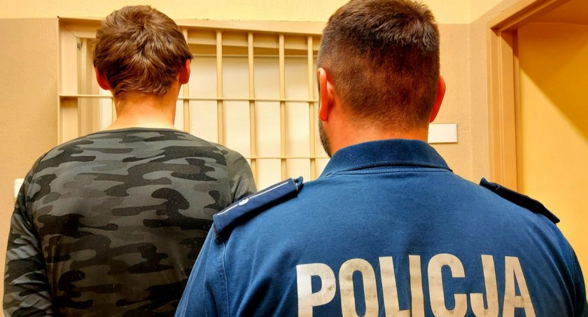 34-latek został szybko zatrzymany przez policjantów / Fot. KPP w Rawie Mazowieckiej 