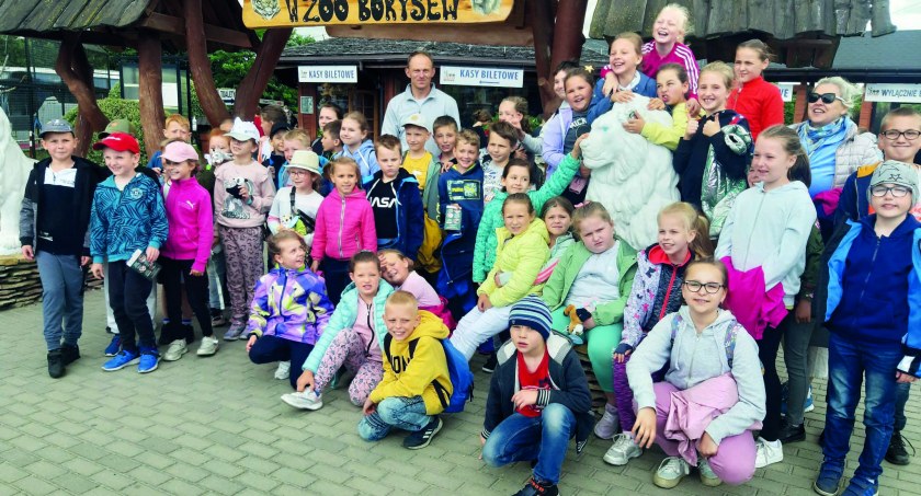 Jedną z atrakcji wycieczki było zwiedzanie Zoo Safari w Borysewie fot.: arch. Piotr Pawlak