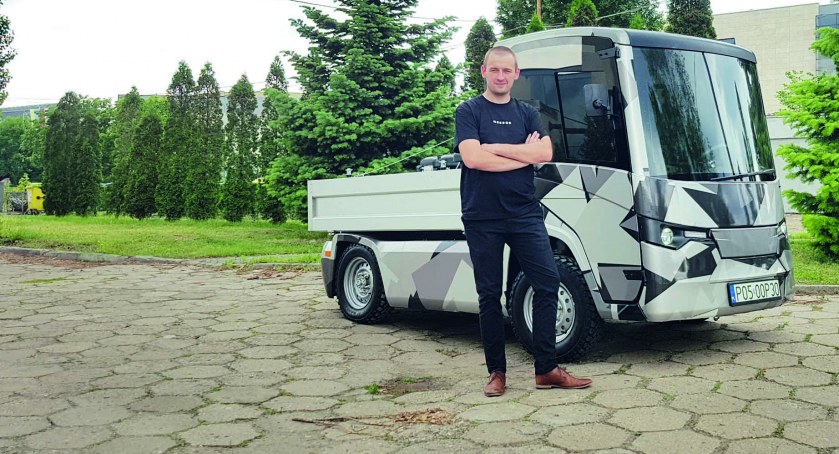 Mariusz Michnik przyznaje, że pojazd Messor udało się stworzyć w nieco ponad półtorej roku fot.: archiwum prywatne 