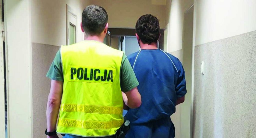 Za swój naganny czyn, 30-latek może spędzić za kratkami nawet pięć lat   fot.: Komenda Powiatowa Policji w Wieluniu 