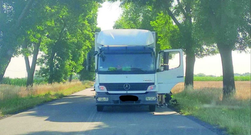 62-letni rowerzysta po potrąceniu trafił do szpitala fot.: Michał Borczyk