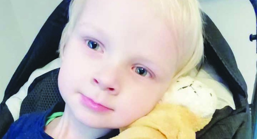Ostatni czas jest krytyczny. Kubuś ciężko znosi upały. Jest słaby, apatyczny, gorączkuje. Jego serce słabnie – relacjonuje Sonia Szwagruk, mama trzylatka. fot.: archiwum prywatne