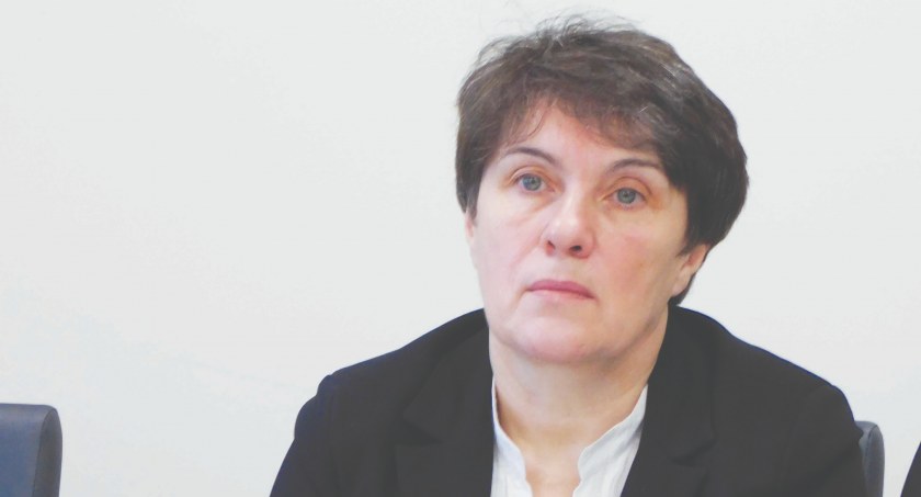 Lila Maciejewska, wiceprzewodnicząca rady, namawiała kolegów, aby zmian w studium nie przyjmować Fot: Magdalena Lizurej