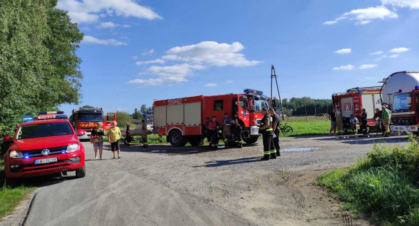 W poszukiwania 9-latka zostały zaangażowane zostały znaczne siły i srodki fot.: Michał Borczyk fot.; arch. KPP w Wieluniu 