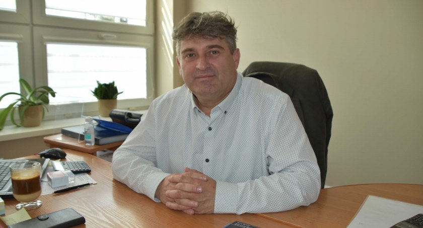 Wójt Mariusz Mielczarek informuje, że na terenie całej gminy stanęły punkty poboru wody fot.: Katarzyna Cieślik 