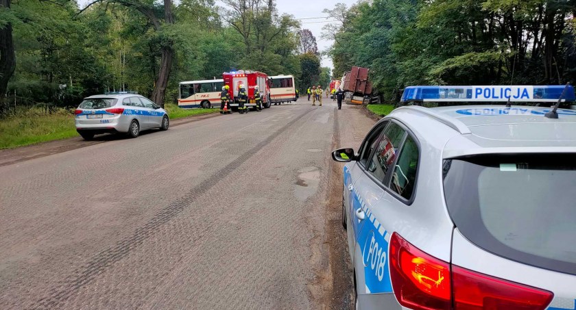 Na szczęście dzieci ranne w wypadku odniosły tylko niegroźne obrażenia fot.: arch. KPP w Wieruszowie 