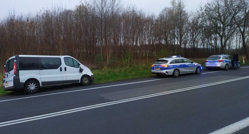 Z obrażeniami ciała do szpitala została przewieziona rowerzystka fot.: Katarzyna Cieślik 