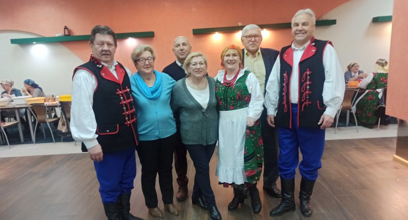 Podczas wieczoru obrzędowego odbyła się inscenizacja pierzajek fot.: Magdalena Lizurej