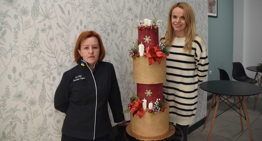 Joanna Kostrzycka, współwłaścicielka Piekarni Graczyk, przyznaje, że Iryna non stop zaskakuje ją czymś nowym i trafia również w gusta klientów /fot.: Katarzyna Cieślik  Torty Iryny genialnie się prezentują i świetnie smakują / fot.: archiwum prywatne  
