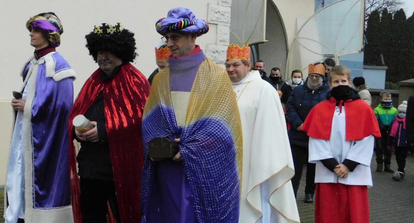 Tegoroczna uroczystość Trzech Króli miała w porównaniu do poprzedniej bardzo skromny przebieg fot.: Magdalena Lizurej