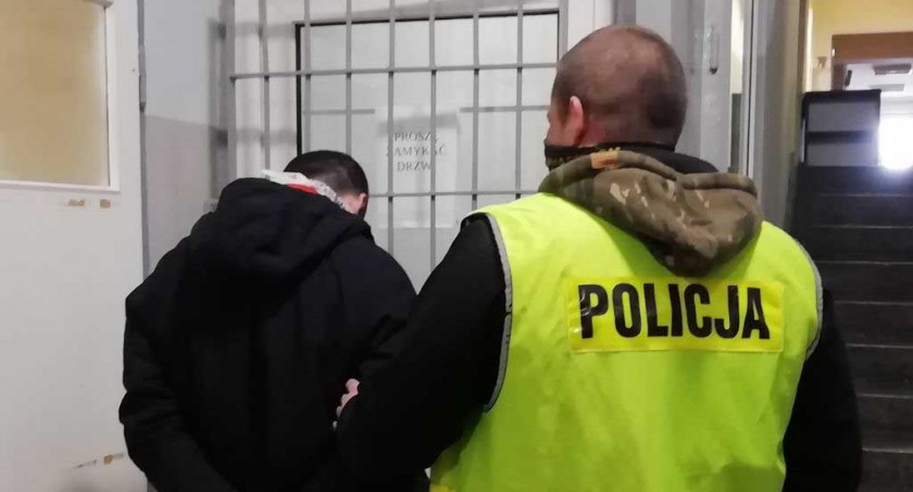 19-latkowi za kradzież kamer grozi nawet do 5 lat aresztu fot.: KPP Wieluń