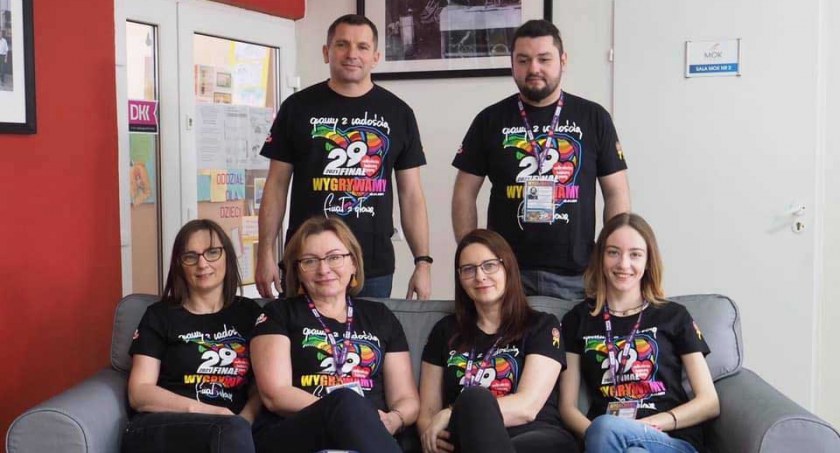 Pajęczański sztab WOŚP zbiera się co środę fot.: arch. sztab WOŚP Pajęczno