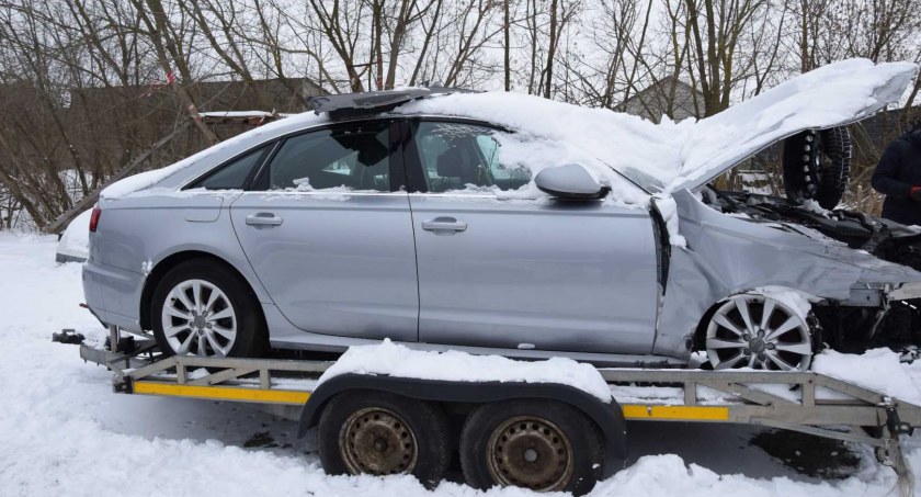 36-letni mieszkaniec gminy Działoszyn będzie przed sądem tłumaczył się z handlu kradzionymi częściami fot.: arch. KPP w Pajęcznie