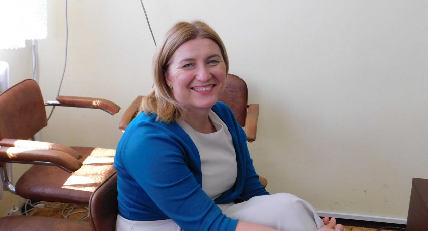 Beata Marczak liczy, że zaplanowany na ten rok deficyt w kwocie niemal 1,4 mln zł, ostatecznie będzie znacznie niższy fot.: Damian Śpich