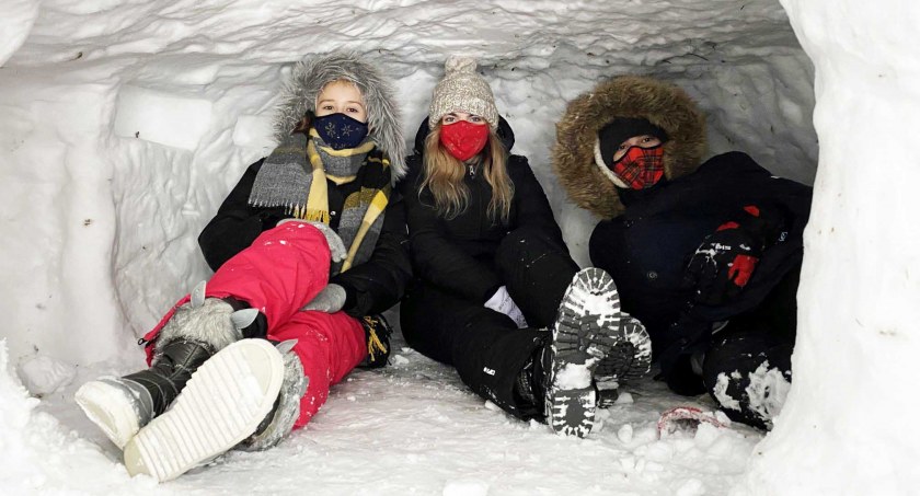 Najpewniej jedyne igloo w Białej robiło prawdziwą furorę fot.: archiwum prywatne