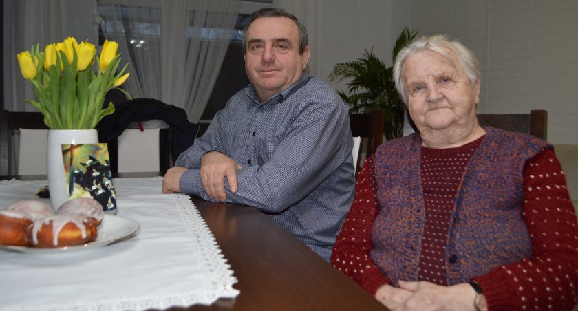W tym pokoju mieszkała nasza ciocia Kanuta Chrobot – mówią Anna Chuda i Kazimierz Chudy fot. Elżbieta Wodecka 