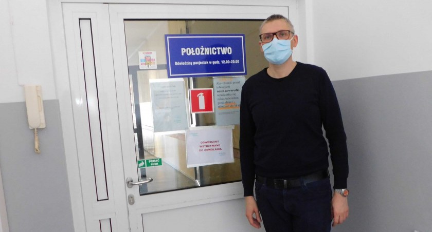 Dr Wojciech Ordon cieszy się, że Oddział Ginekologiczno-Położniczy oraz Oddział Neonatologii przejdzie w końcu wyczekiwaną metamorfozę fot.: Magdalena Lizurej