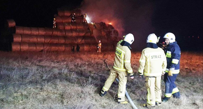W akcji brało udział kilka jednostek straży z dwóch powiatów fot.: archiwum OSP KSRG Sulmierzyce