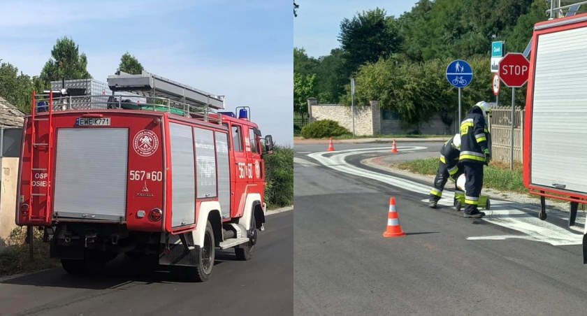 Na zdjęciu ostatnie działania strażaków z OSP Osiek / Fot. Facebook / OSP Osiek 