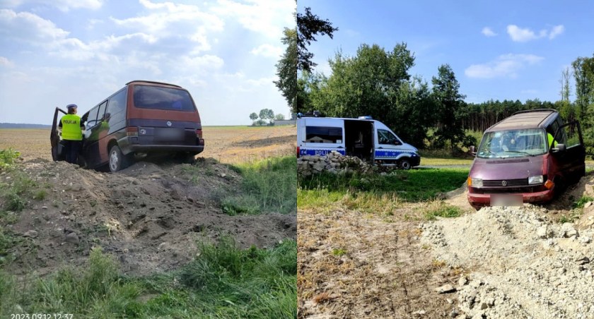 Na zdjęciu miejsce wypadku w Bąkowej Górze / Fot. KPP Piotrków Trybunalski 