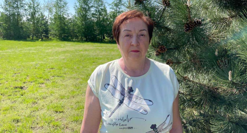 Sołtyska Krystyna Cieśla podkreśla, że odkąd przeprowadziła się na Posmykowiznę jedną z jej pasji stało się ogrodnictwo  fot.: archiwum prywatne