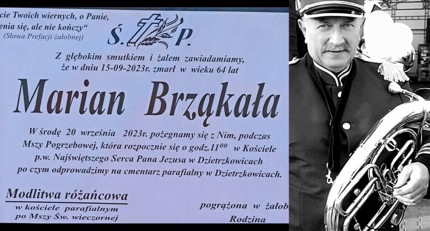 Zdjęcie Mariana Brząkały / fot.: archiwum Orkiestry Dętej w Dzietrzkowicach