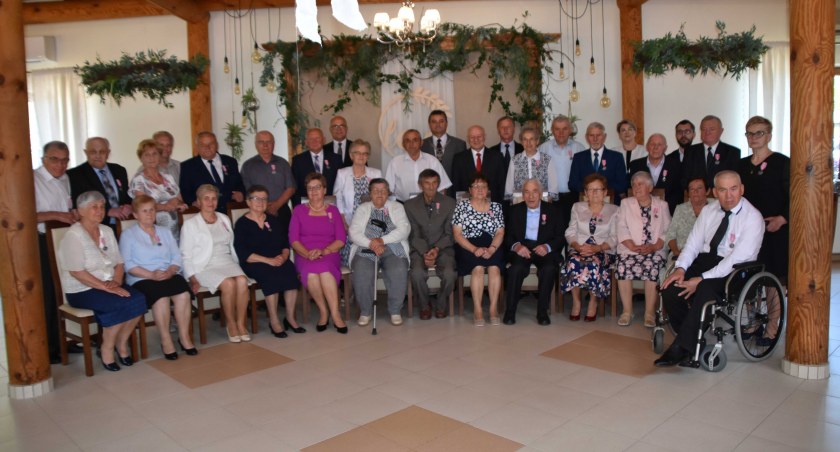 Jubilaci chętnie podzielili się swoimi historiami i zdradzili receptę na tak długoletni związek fot.: Katarzyna Cieślik 