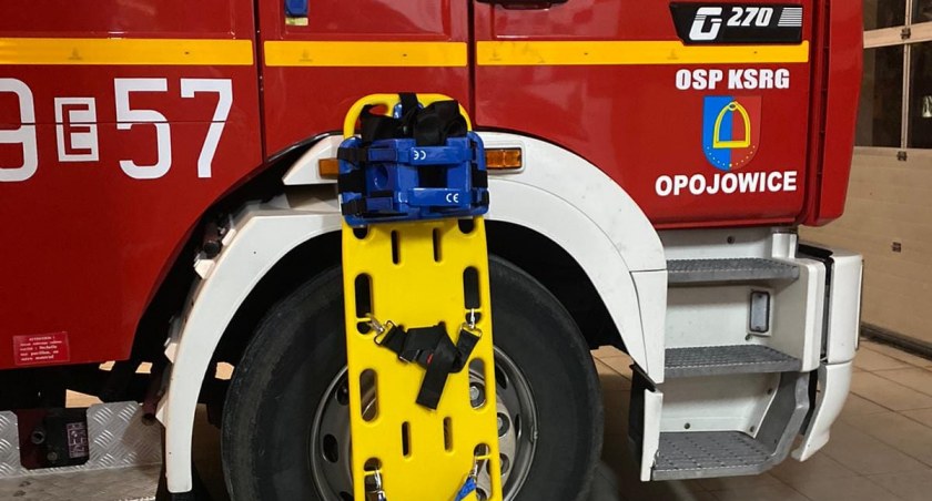 Nowy sprzęt trafił już do jednostki OSP w Opojowicach / Fot. Facebook / OSP KSRG Opojowice