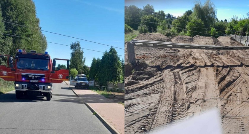 Na zdjęciu miejsce zdarzenia / Fot. Facebook / Powiat bełchatowski 