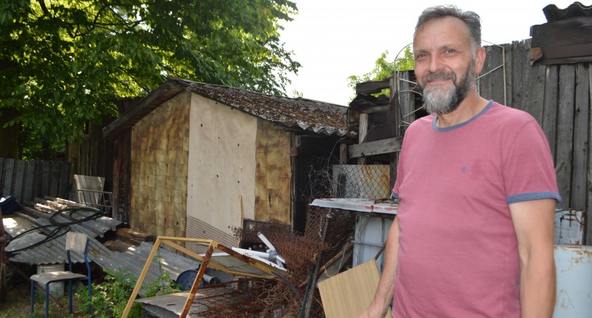 Po zakończeniu inwestycji, takich widoków na osiedlu już nie będzie – mówi radny Jarosław Wróbel  fot.: Elżbieta Wodecka
