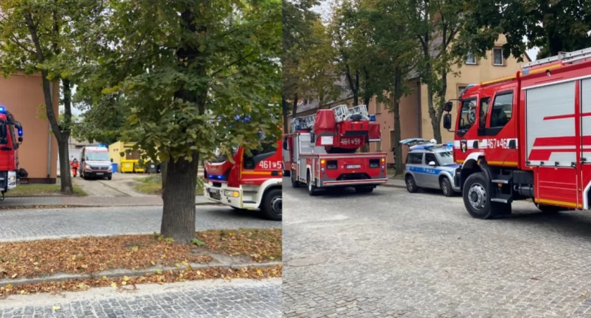 Na zdjęciu miejsce pożaru / Fot. Facebook / OSP Baranów 