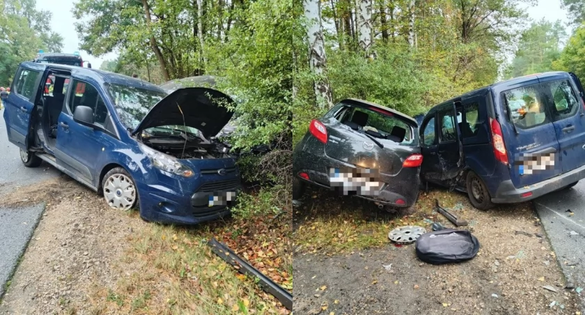 Na zdjęciu miejsce wypadku / Fot. Facebook / OSP Popów 
