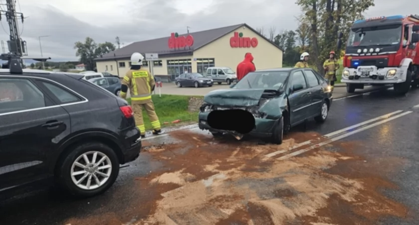 Zdjęcie z miejsca wypadku / Fot. KPP Ostrzeszów 
