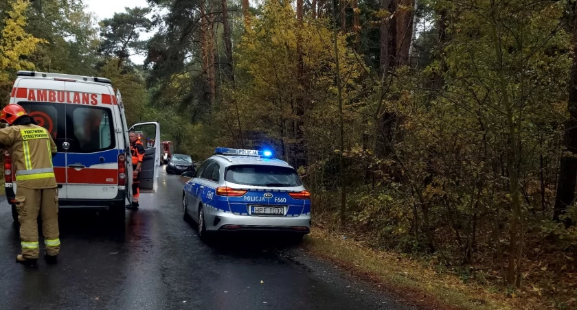zdjęcie służb działających pomiędzy Szynkielowem a Konopnicą/fot.: OSP Konopnica 