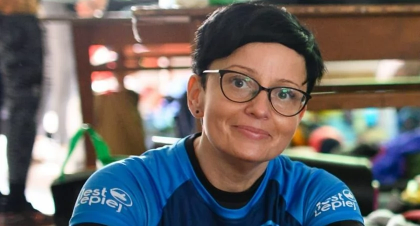 Na zdjęciu Marta Patocka - wygląda doskonale i chce zarażać pozytywną energią innych, walczących z nadmiernymi kilogramami