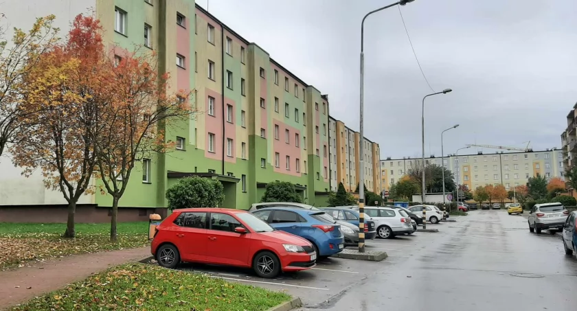 Zdjęcie osiedla, gdzie doszło do włamań