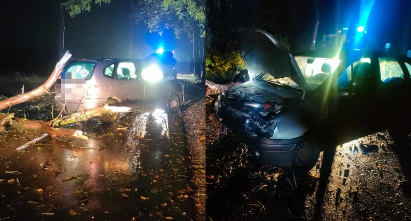 Na zdjęciu miejsce zdarzenia / Fot. Facebook / Komenda Powiatowa Państwowej Straży Pożarnej w Łęczycy 