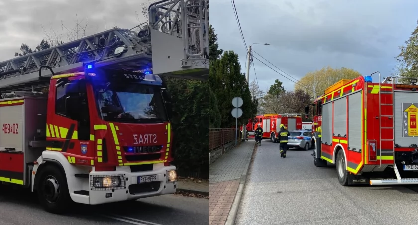 Na zdjęciu miejsce tragicznego pożaru / Fot. Facebook / OSP Baranów 