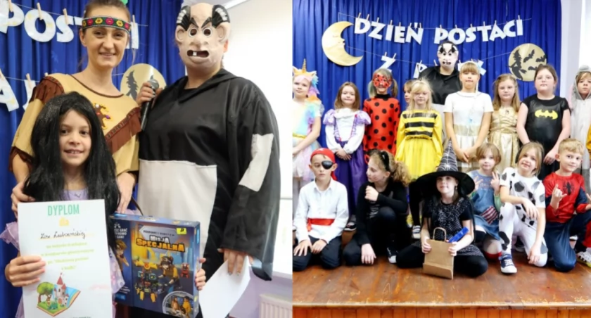 Na zdjęciu kilka kreacji, przygotowanych przez uczniów / Fot. Facebook / Szkoła Podstawowa im. Komisji Edukacji Narodowej w Kurowie