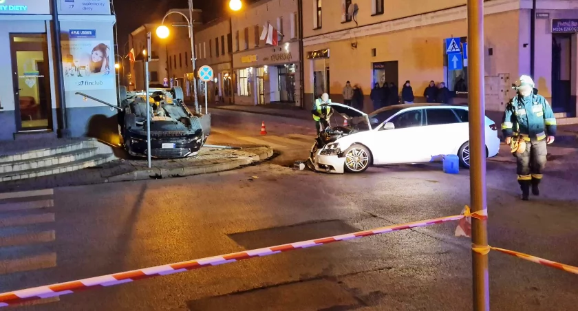 Zdjęcia z wypadku przy placu Legionów w Wieluniu / fot. Michał Borczyk