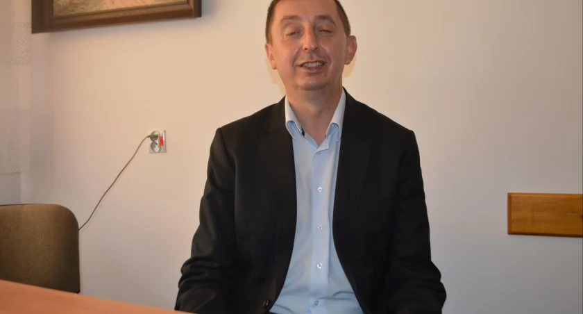 Rozbudowa oczyszczalni to największa, jeśli idzie o wartość, inwestycja realizowana przez gminę - podkreśla wójt Leszek Gierczyk/fot.: Ela Wodecka 