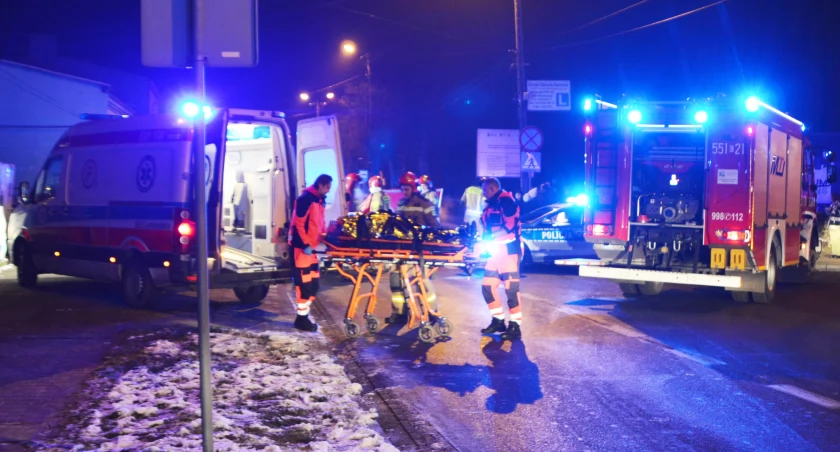 Zdjęcia z miejsca wypadku i akcji ratunkowej / fot.: Sławomir Rajch