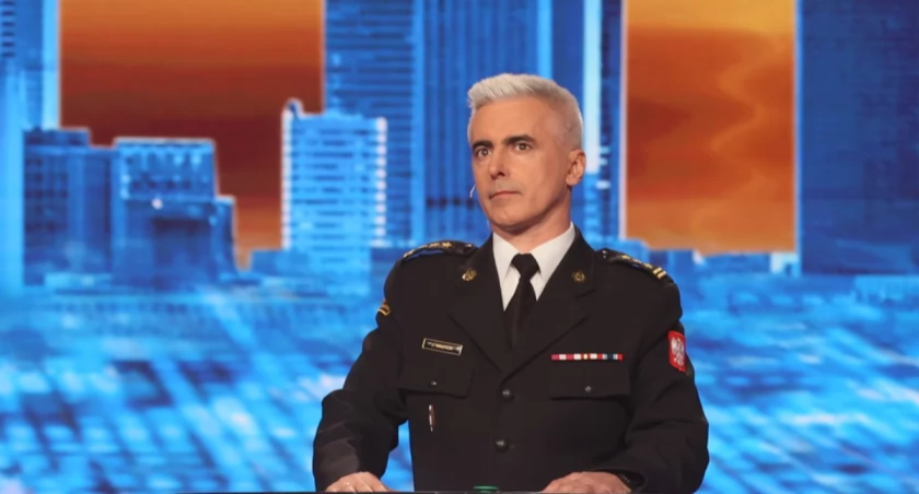 Na zdjęciu st. bryg. Jarosław Wasylik / fot.: T. Radzik TVP1